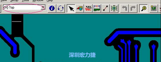 如果图形像下图一样无法显示钻孔，只须图（186）将红色圈住的活动层改为当前显示层即可。