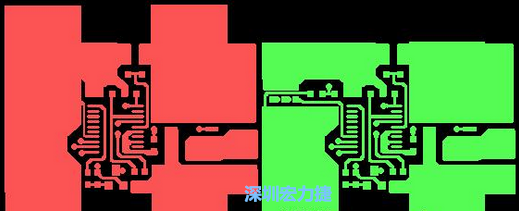 此操作可使文件中大部分的焊盘输出后仍为焊盘，不会成为线性焊盘，并且不会产生像下图一样的短路情况