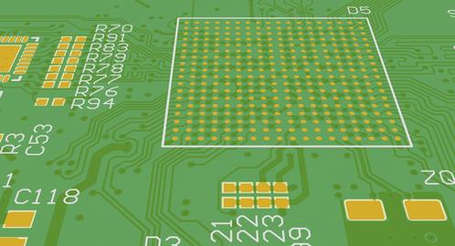 图1.1.2  在先进PCB设计中，几乎不可能实现垂直布线